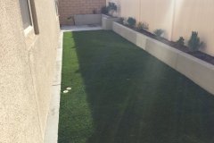 Artificial-turf-and-cement-planter